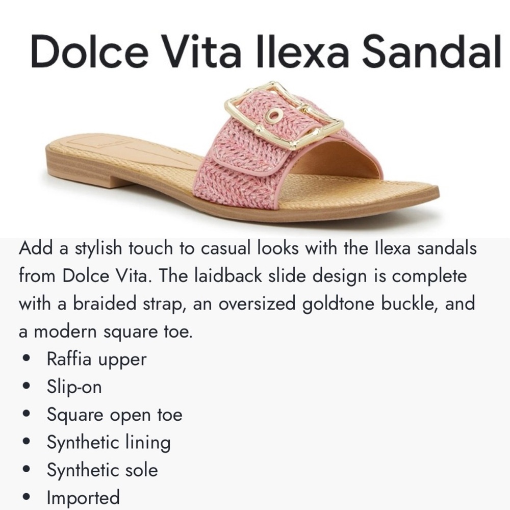 Dolce Vita Ilexa Sandals with Woven Straps and buckle. Women’s 9. Worn once. - Picture 1 of 5